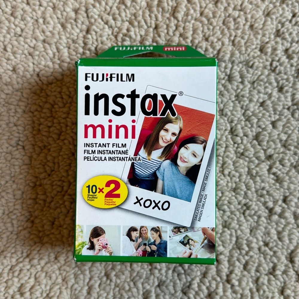 Fuji film instax mini 10 sheets x 2 packets